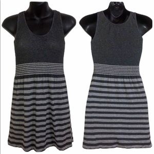 PGray Striped Dress